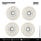 RUEDAS PARA PATINES SET DE 4PZ CON LUCES BLANCA BLAZER