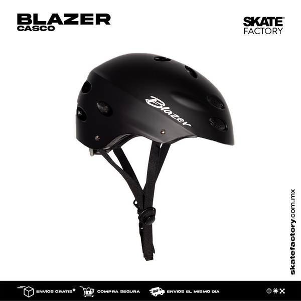 CASCO DE PROTECCIÓN BLAZER CON AJUSTADOR CRANEAL COLOR NEGRO