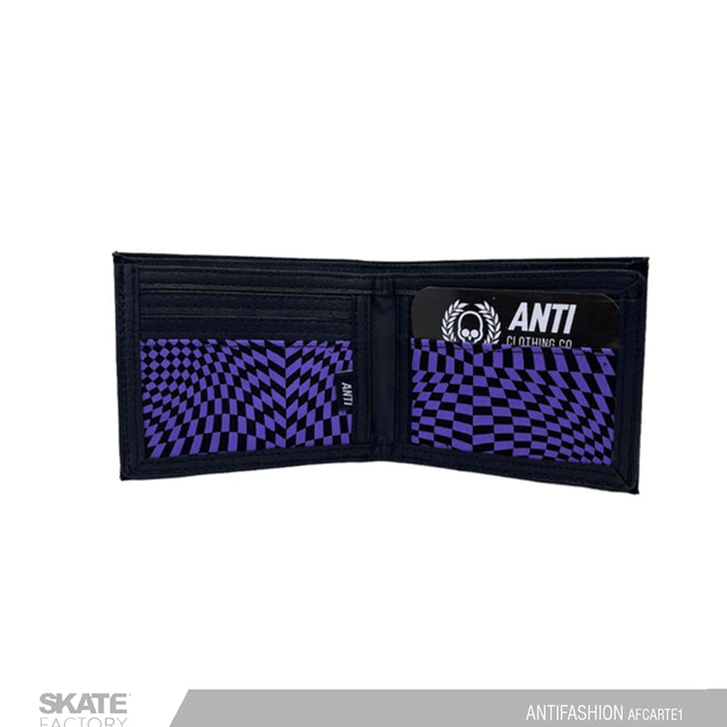 CARTERA ANTIFASHION LOGO ANTIFASHION ILUMINATI NGO VDE ROSA