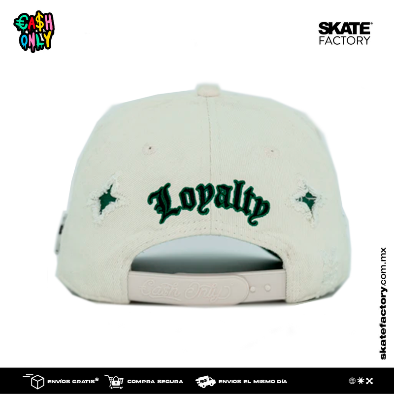 GORRA CASH ONLY DEMIN GREEN