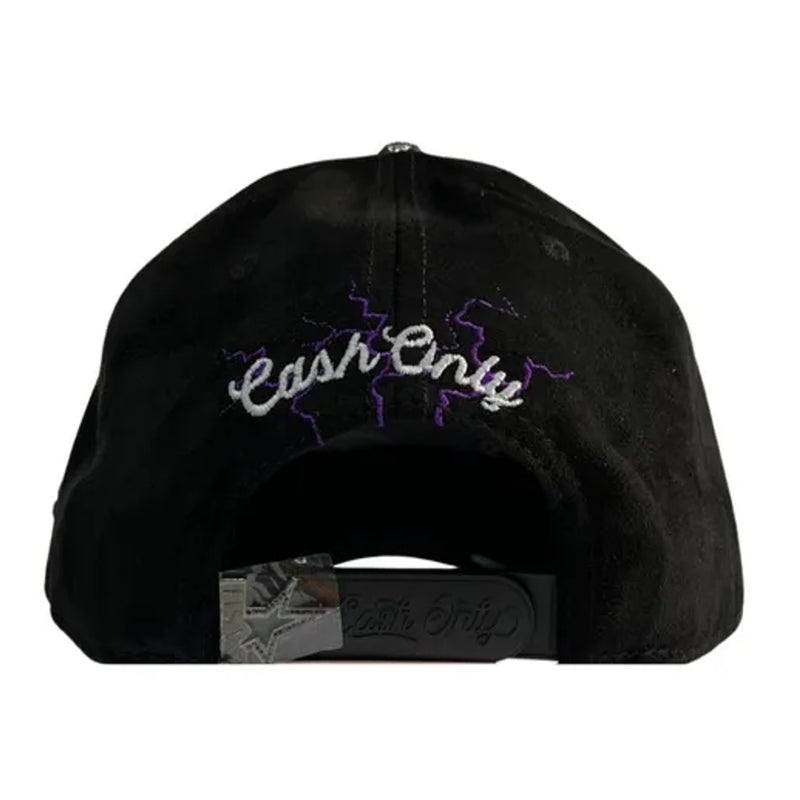 GORRA CASH ONLY CHANGE THE RULES NGO MORADO