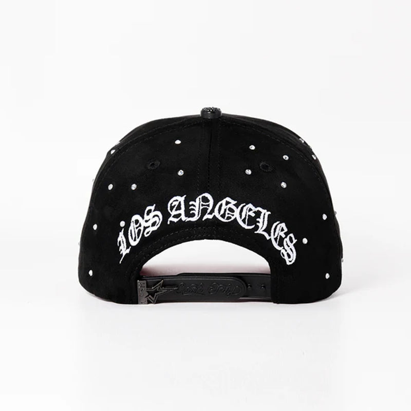 GORRA CASH ONLY LA HANDS NEGRO ROJO