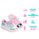TENIS PATIN NIÑA MULTICOLOR