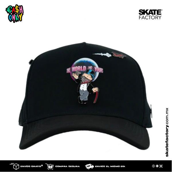 GORRA CASH ONLY THE WORLD IS YOURS