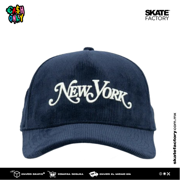 GORRA CASH ONLY CASH OF NY BLUE