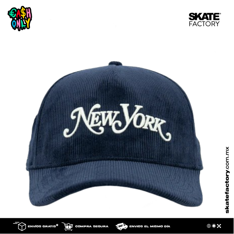 GORRA CASH ONLY CASH OF NY BLUE