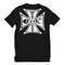 PLAYERA CORE WEST COAST NEGRA