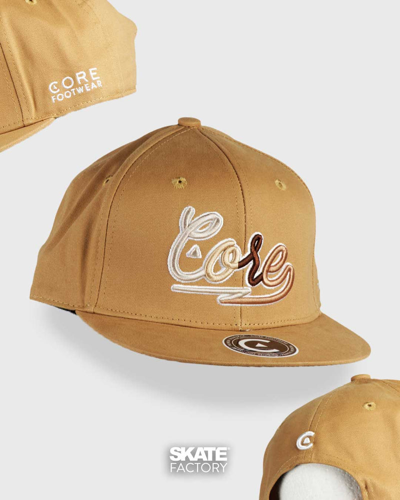 GORRA PLANA CORE PARA CABALLERO SNAPBACK COFFE