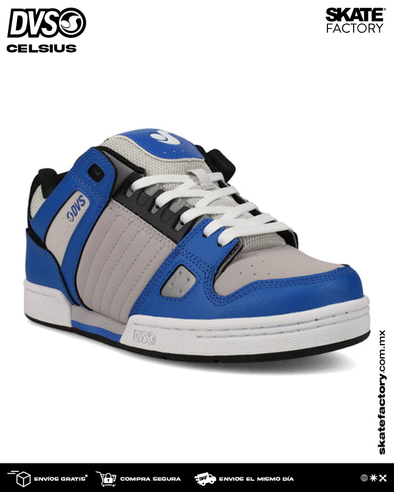 DVS TENIS CABALLERO CELSIUS AZUL GRIS BCO