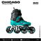 PATINES EN LINEA CHICAGO VERDE NEGRO