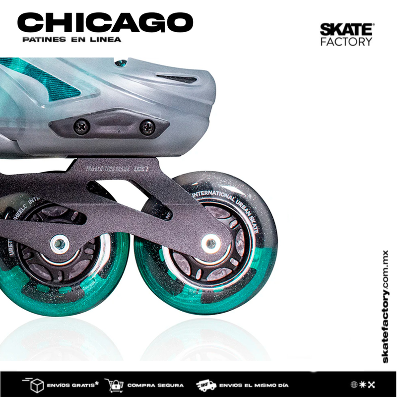 PATINES EN LINEA CHICAGO AJUSTABLES VERDE