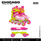 PATINES EN LINEA CHICAGO AJUSTABLES 3 EN 1 ROSA AMARILLO
