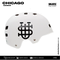 CASCO CHICAGO BLANCO NEGRO