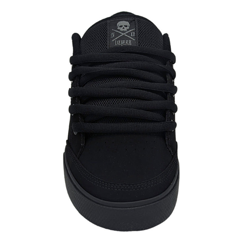 TENIS PARA SKATE C1RCA AL 50 NEGRO MONOCROMO