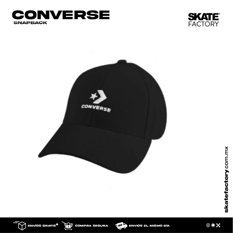 GORRA CONVERSE CURVA NEGRA