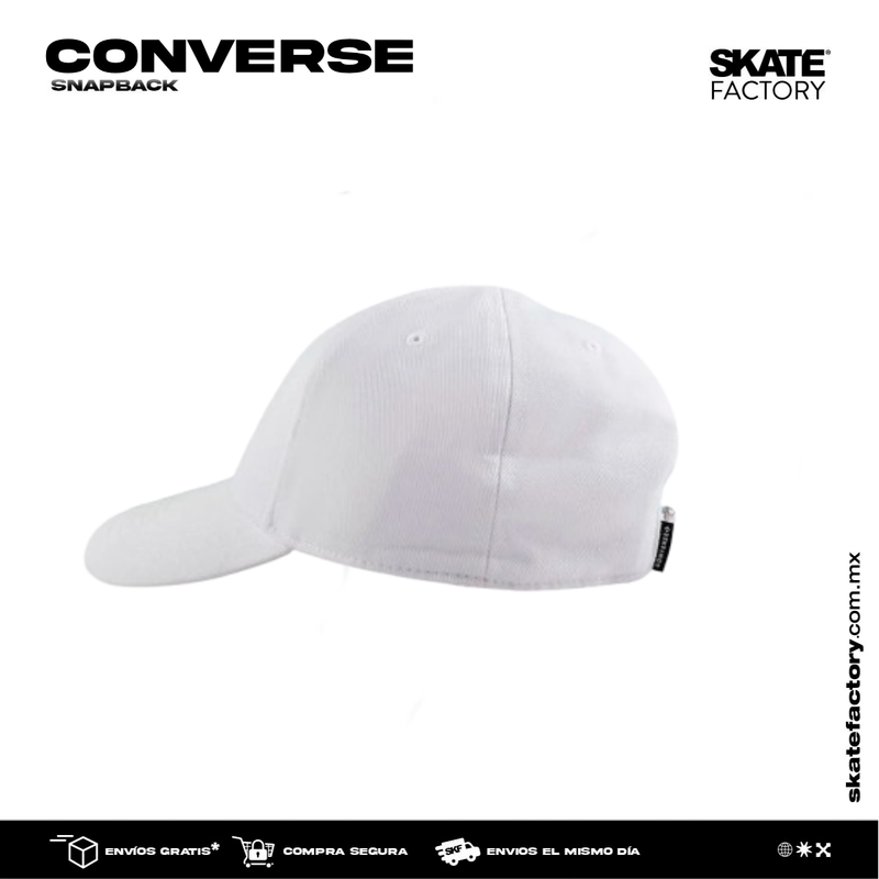 GORRA CONVERSE CURVA BLANCA