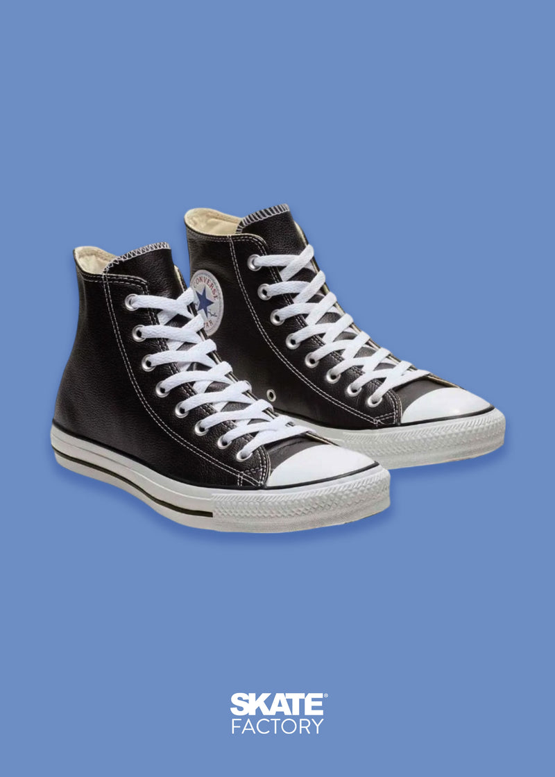 CONVERSE BOTA NEGRO PIEL