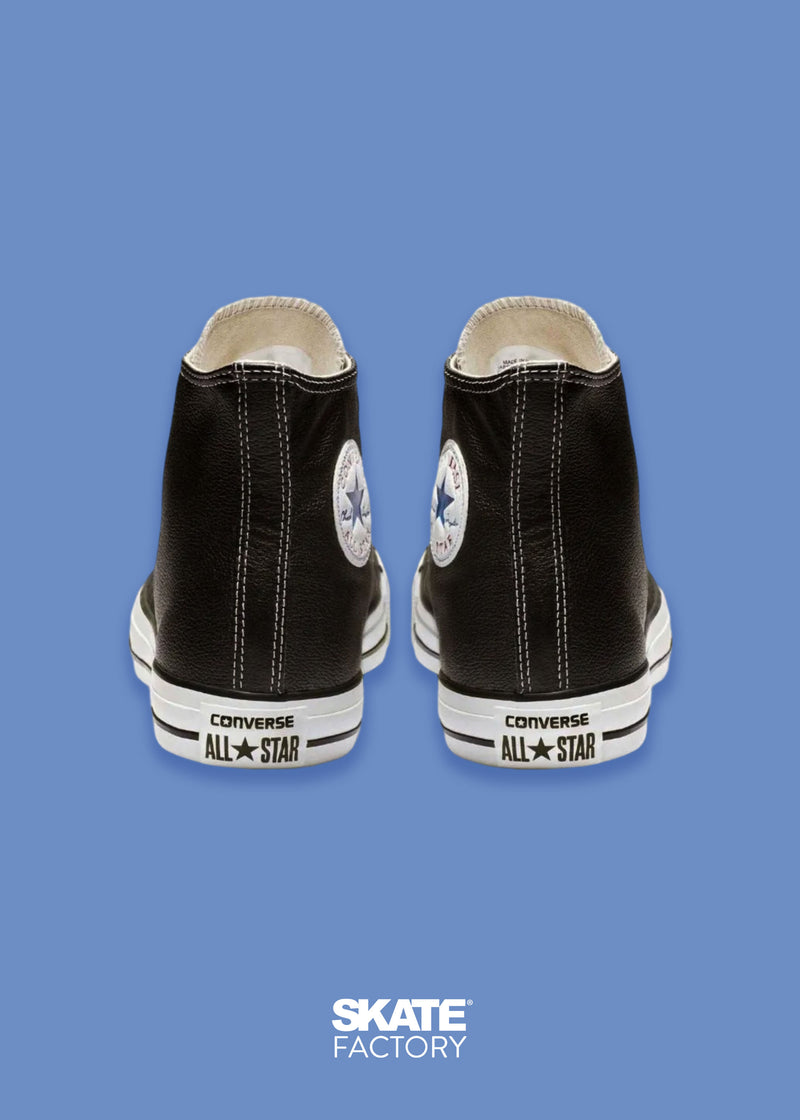 CONVERSE BOTA NEGRO PIEL
