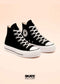 CONVERSE BOTA LONA PLATAFORMA ALL STAR LIFT HI NEGRO + ENVIO GRATIS