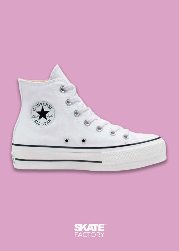 CONVERSE PLATAFORMA LONA BLANCO PARA MUJER ALL STAR LIFT