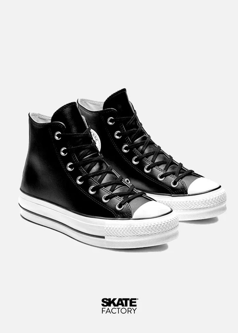 CONVERSE BOTA PLATAFORMA NEGRO PIEL Skate Factory