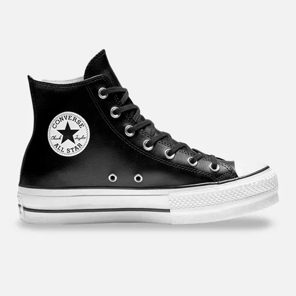 CONVERSE BOTA PLATAFORMA NEGRO PIEL – Skate Factory