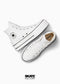 CONVERSE BOTA PLATAFORMA BLANCO PIEL
