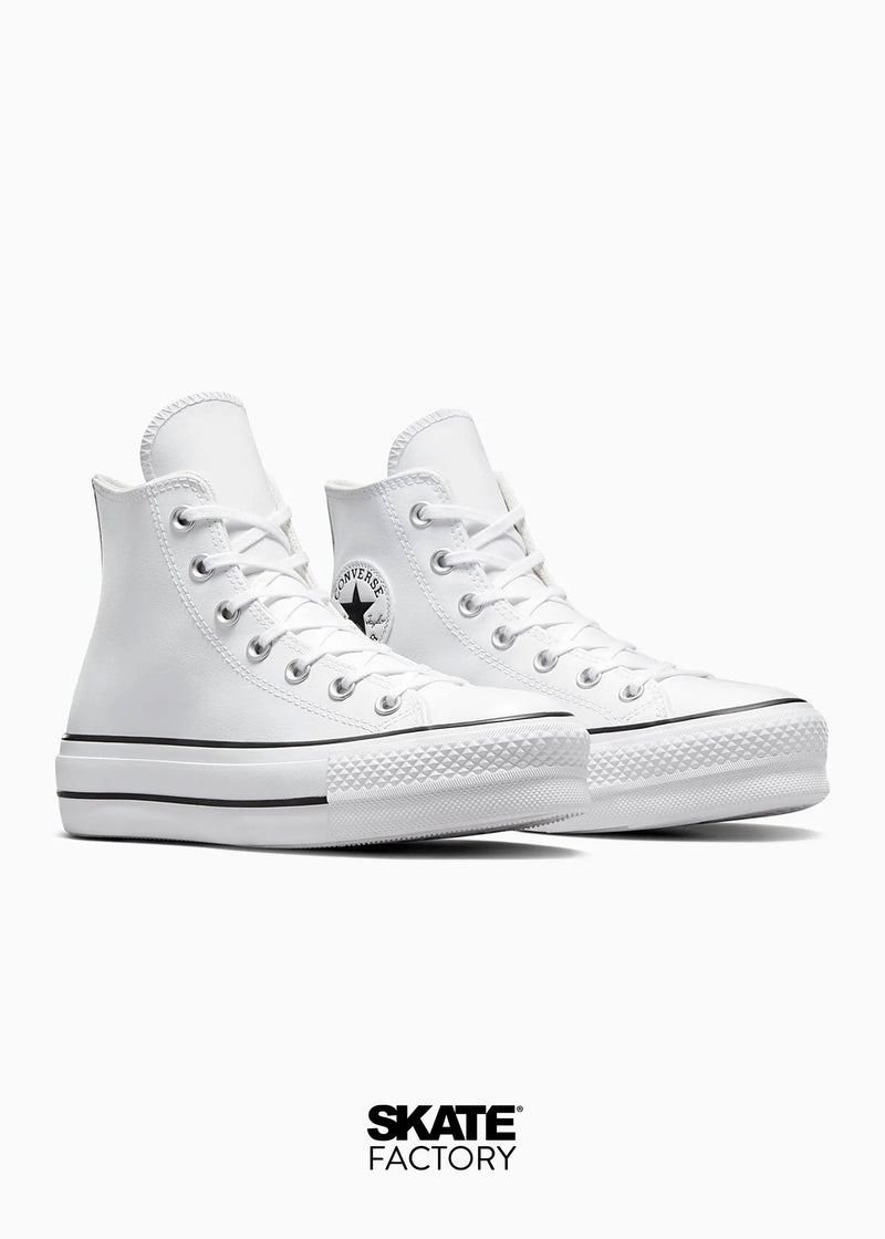 CONVERSE BOTA PLATAFORMA BLANCO PIEL