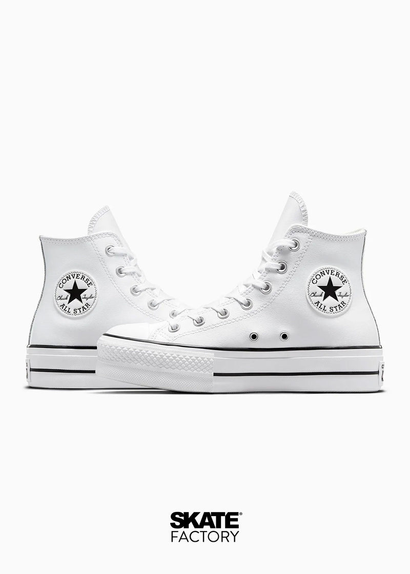 CONVERSE BOTA PLATAFORMA BLANCO PIEL