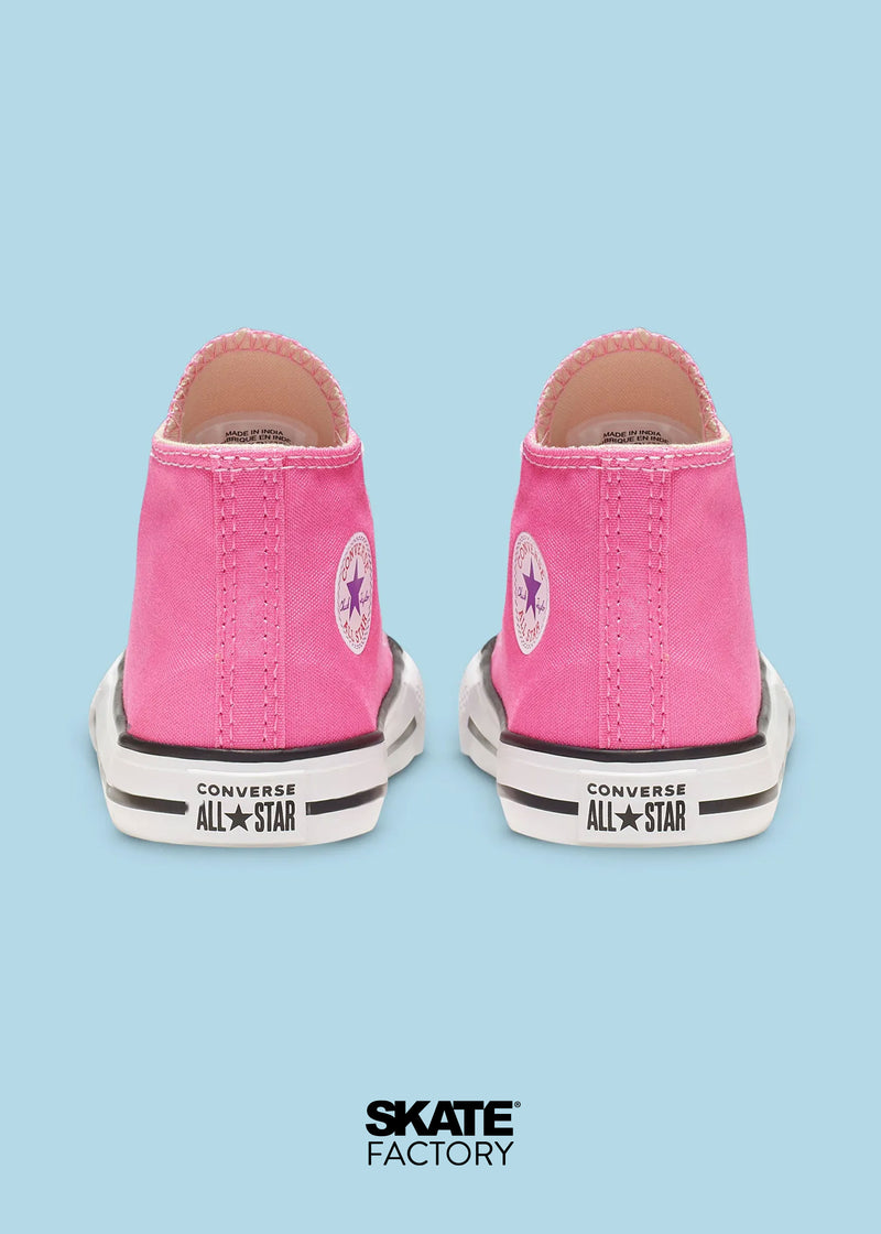 CONVERSE BOTA TENIS BEBE CLÁSICO ROSA