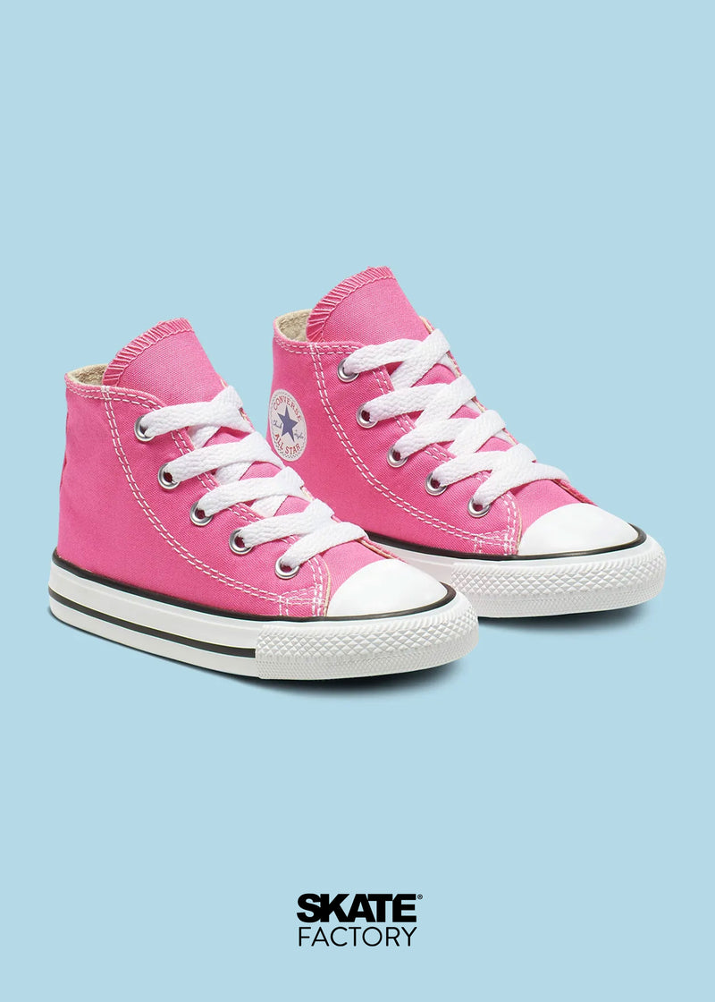 CONVERSE BOTA TENIS BEBE CLÁSICO ROSA