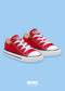 CONVERSE CHOCLO BEBÉ ROJO