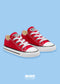 CONVERSE CHOCLO TENIS BEBÉ CLÁSICO ROJO