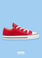 CONVERSE CHOCLO TENIS BEBÉ CLÁSICO ROJO