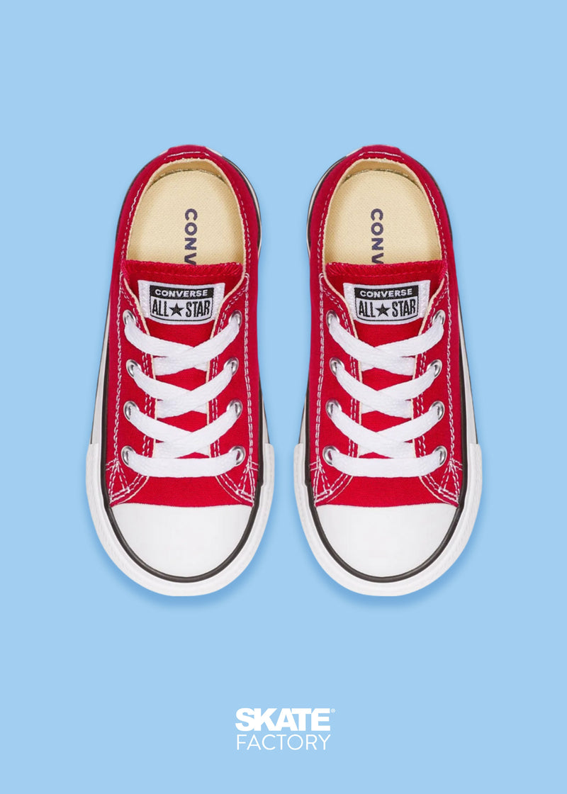 CONVERSE CHOCLO TENIS BEBÉ CLÁSICO ROJO