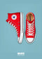 CONVERSE BOTA ROJO