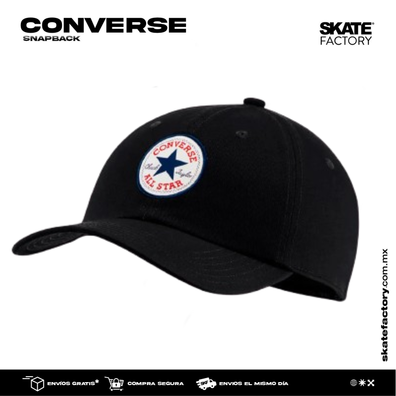 GORRA CONVERSE CURVA NEGRA