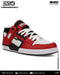 DVS TENIS CABALLERO COMANCHE LT ROJO BLANCO NEGRO