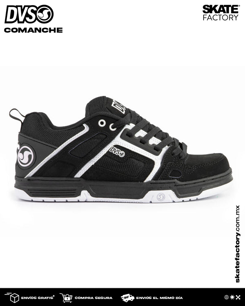 DVS TENIS CABALLERO NEGRO BLANCO