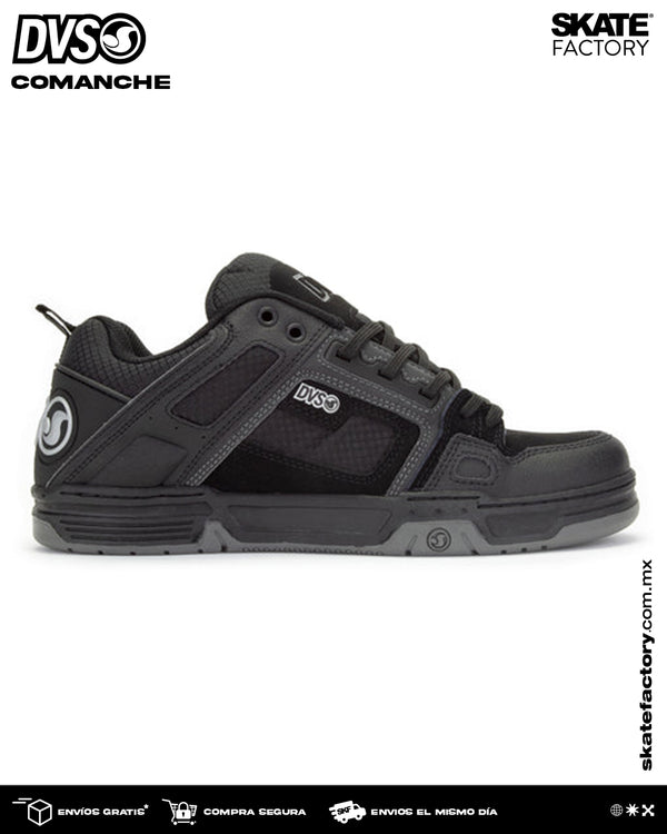 DVS TENIS CABALLERO NEGRO MONOCROMO