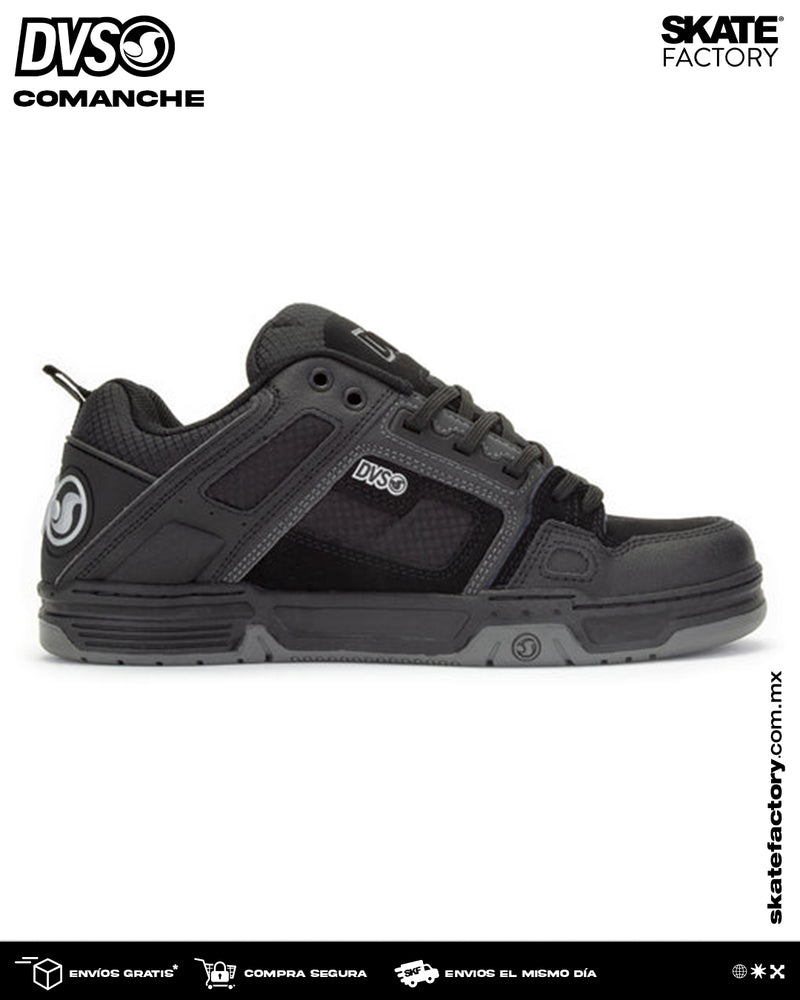 DVS TENIS CABALLERO NEGRO MONOCROMO