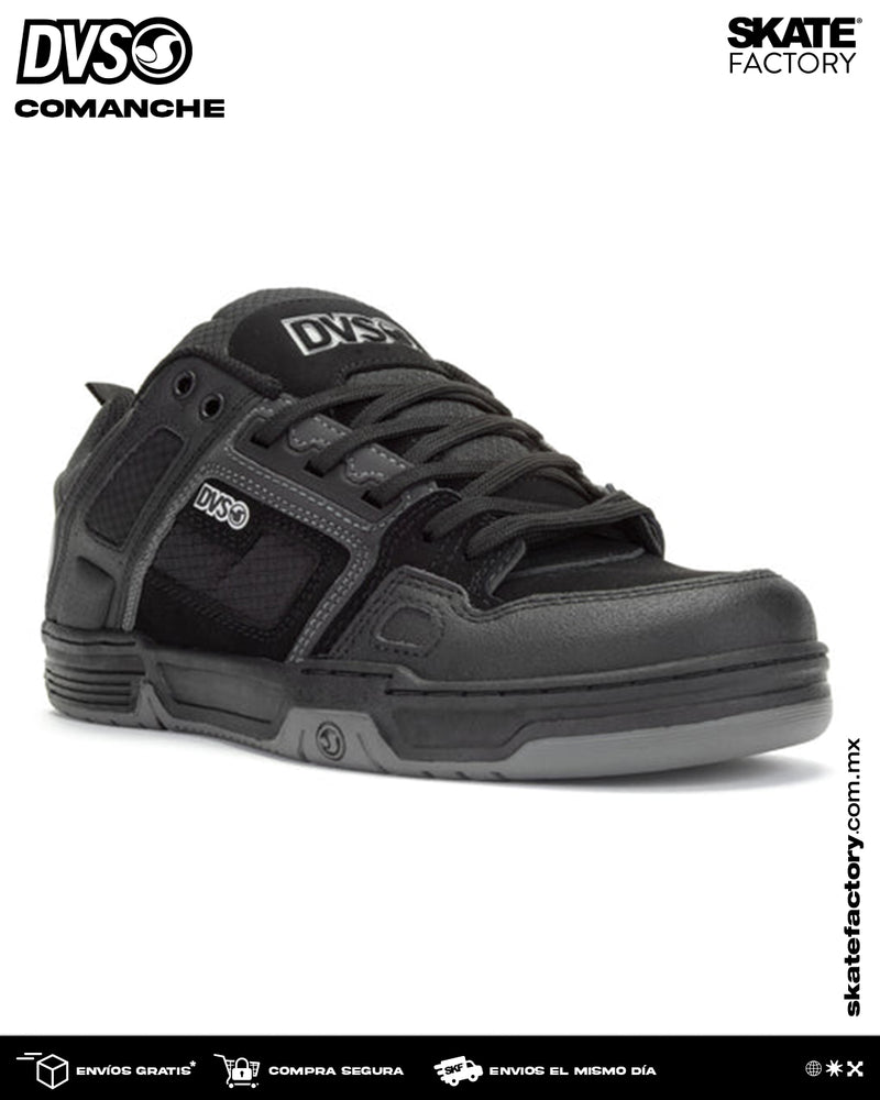 DVS TENIS CABALLERO NEGRO MONOCROMO