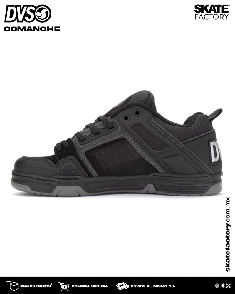 DVS TENIS CABALLERO NEGRO MONOCROMO