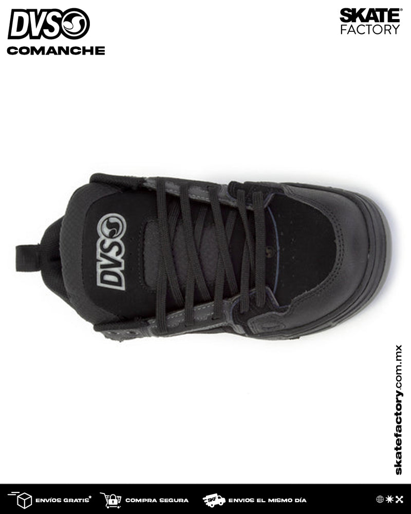 DVS TENIS CABALLERO NEGRO MONOCROMO