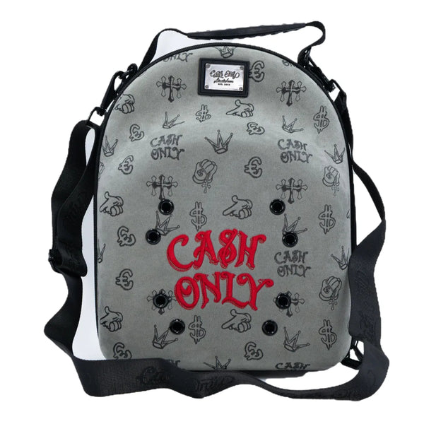 CASH ONLY MALETA PARA GORRAS GRIS