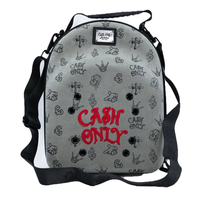 CASH ONLY MALETA PARA GORRAS GRIS