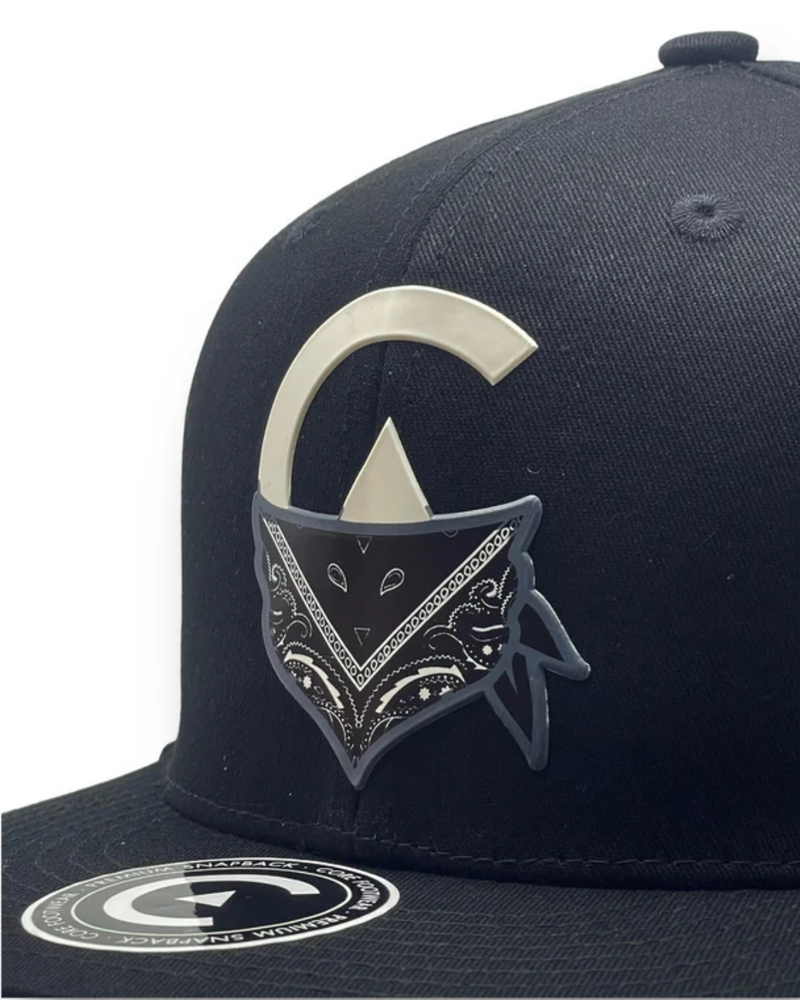 GORRA PLANA CORE PARA CABALLERO NEGRO BANDANA C