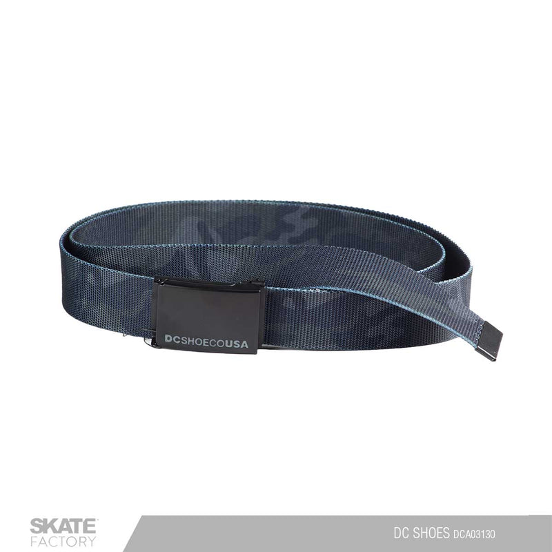 CINTURON PARA CABALLERO DC SHOES TEJIDO NEGRO