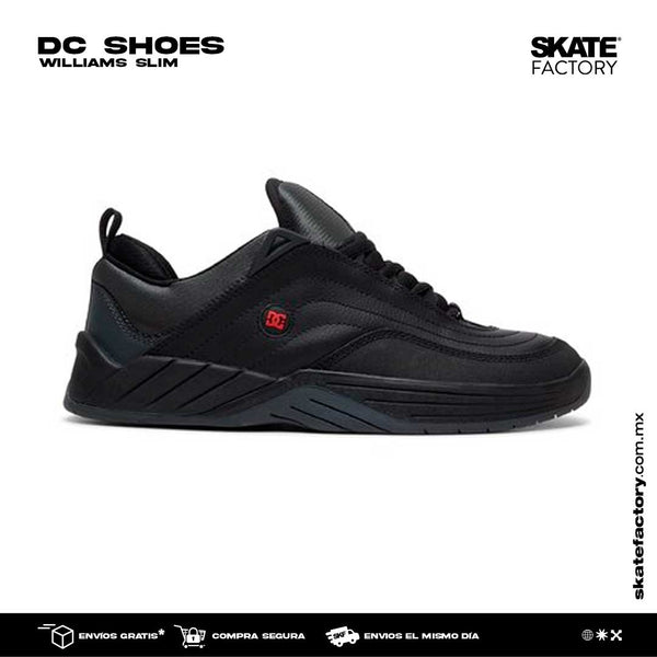 DC SHOES WILLIAMS SLIM TENIS CABALLERO NEGRO