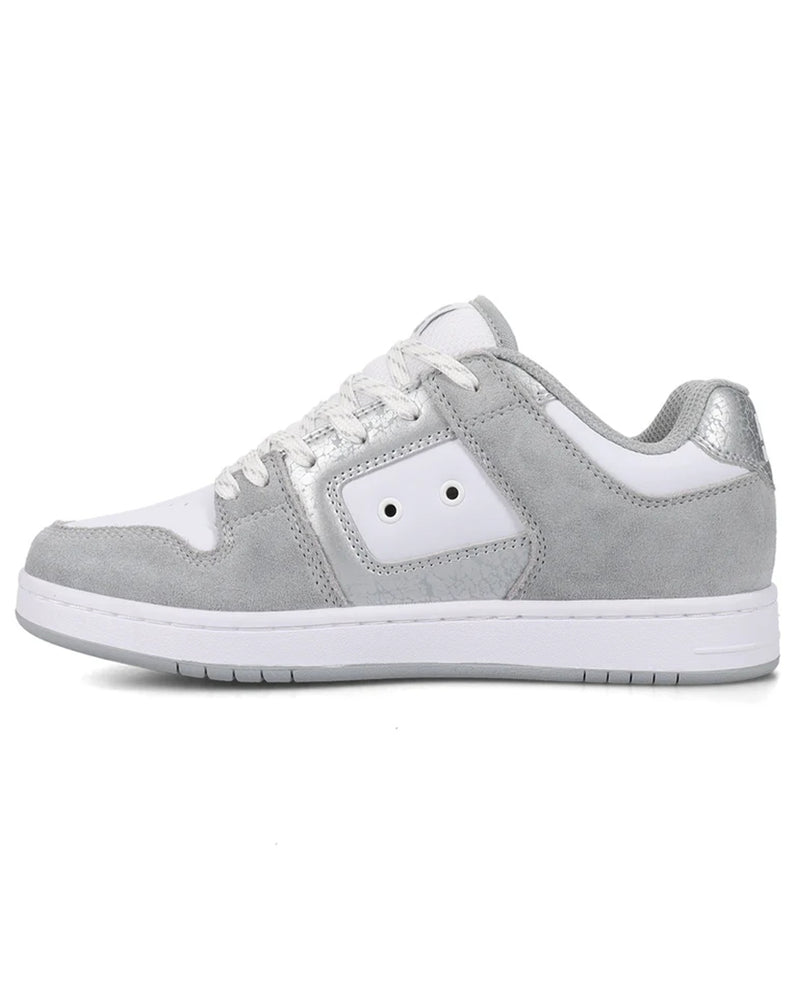 TENIS DAMA DC SHOES MANTECA GRIS BCO